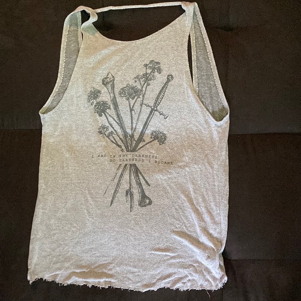 UO Open Back Cut Hem Tank